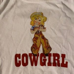 cowgirl crop top